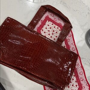 Redish Brown Leather Bag